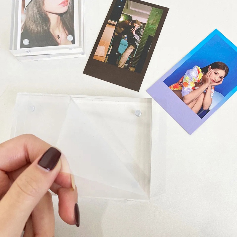 Khung ảnh acrylic trong suốt đứng được sáng tạo\