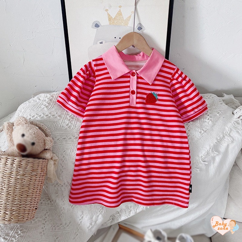 Đầm Xòe Hàn Quốc Dễ Thương Cho Bé Gái 1-7 Tuổi