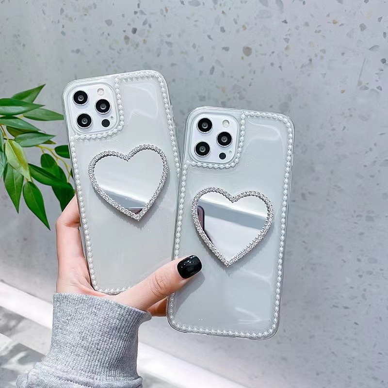 Fashion Case Transparent For iPhone 6 6s Plus Casing Silicone Apple 7P 8P Soft Cover Simple iPhone 5 5s se 2020 Mirror