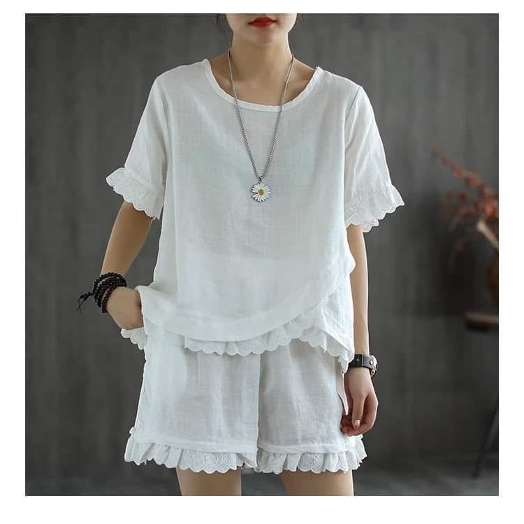 ĐỒ BỘ ĐÙI NỮ PHỐI REN-TKIM59
