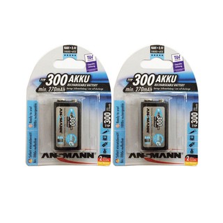 Pin sạc 9V Ansmann 300mAh