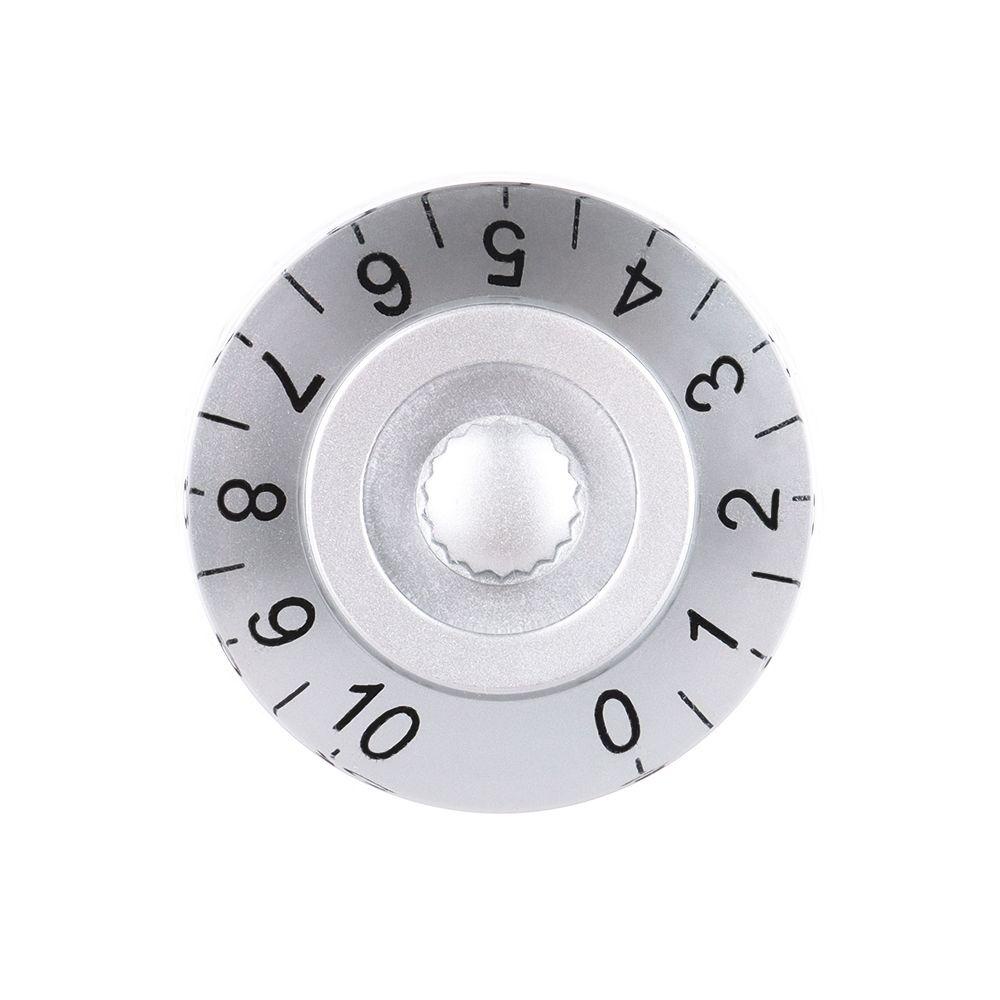 SUSANS Núm Vặn Điều Chỉnh Âm Lượng Tông Bằng Nhựa Màu Bạc Với Số Màu Đen Thay Thế Cho Les Paul LP