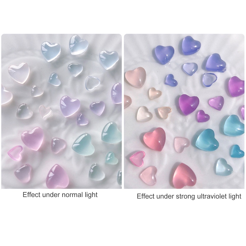 1 Hộp Phụ Kiện Trang Trí Móng Tay 3D Bằng Nhựa Resin Màu Sắc Sống Động Dễ Phối Đồ Dành Cho Nữ