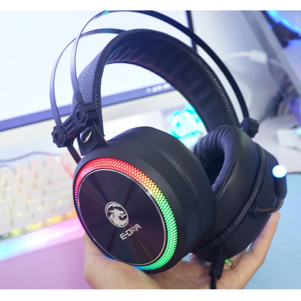 TAI NGHE GAMING E-DRA EH412 PRO 7.1 LED RGB Chopper Gaming Gear