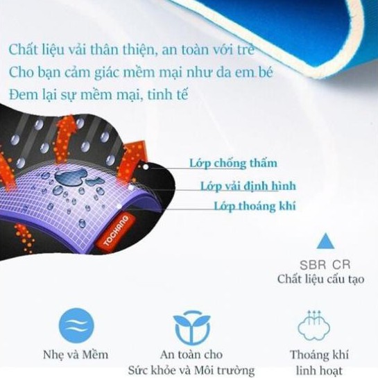 Túi xách bé mẫu giáo chính hãng Tochang siêu nhẹ, chống thấm nước, kèm dây chống lạc cho bé