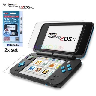 tấm dán màn Nintendo New 2ds XL bộ 2 tấm cho màn trên và dưới dán màn hình nintendo new2ds Xl LL