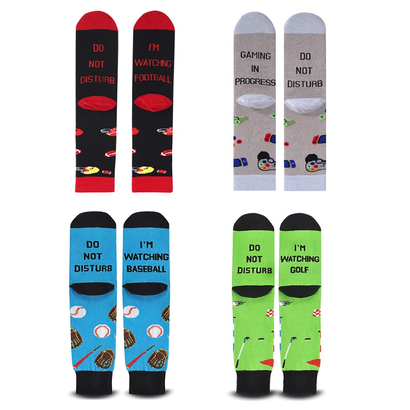 Youyo Vớ Unisex In Chữ Do Not Disturb I Am Watching Vui Nhộn