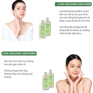 Nước hoa hồng Simple