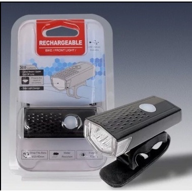 Đèn Pin Sạc USB Dài Chống Thấm Nước Cho Xe Đạp