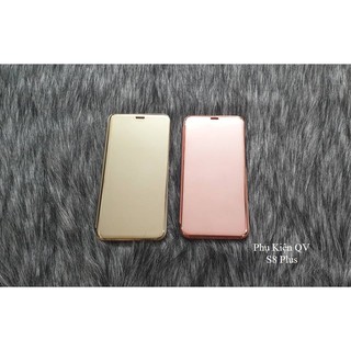 Bao Da Clear View Standing Samsung S8 Plus