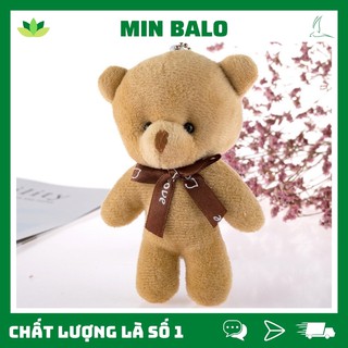 Móc Khóa❤️FREESHIP❤️Móc Khóa Cute Gấu Thắt Nơ MK04