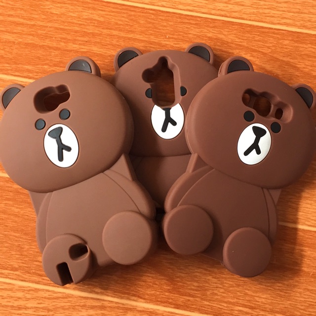 Ốp Gấu Brown 3D Cho Samsung