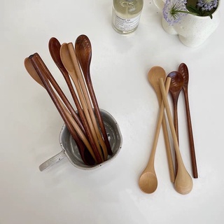 Muỗng gỗ nhãn mộc xuất Nhật, Thìa ăn cơm, Muỗng cafe dài,ngắn nhiều kích thước | MYFANTA THÌA GỖ