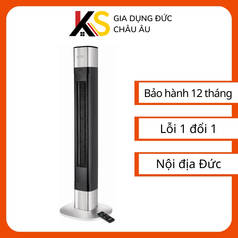 Quạt tháp Unold Turmventilator Edel 86956 công nghệ ion lọc mùi và bụi nhập khẩu Đức