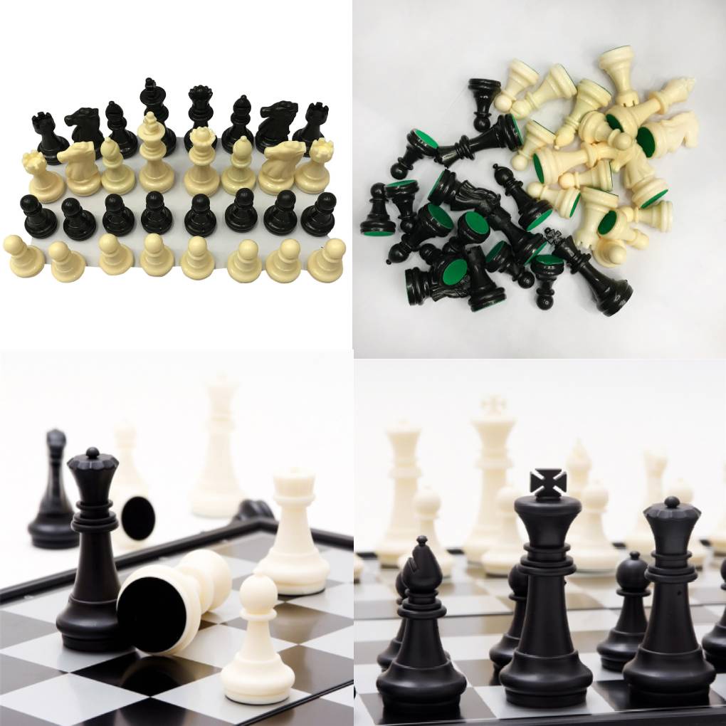 Bộ Bàn Cờ Vua Mini Bằng Nhựa Gọn Nhẹ Có Thể Gấp Gọn Tiện Dụng Cho Bé