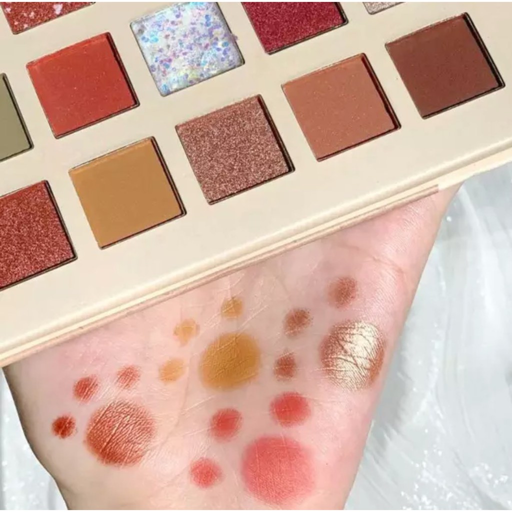 🌈🍓 🐈 Bảng Phấn Mắt 18 Ô Màu Muge Leen Kiss Mophy Mèo Trắng Má Hồng Có Gương Soi Siêu Dễ Thương - Y259-A6T2 | BigBuy360 - bigbuy360.vn