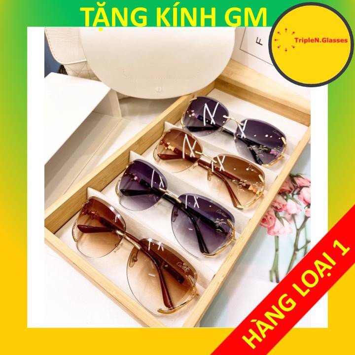Kính mát nữ A2067 😎 TẶNG KÍNH GM 😎 kính thời trang nữ – kính chống tia uv