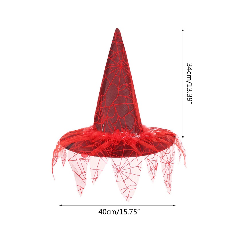 Nón Phù Thủy Hóa Trang Halloween Cho Nữ