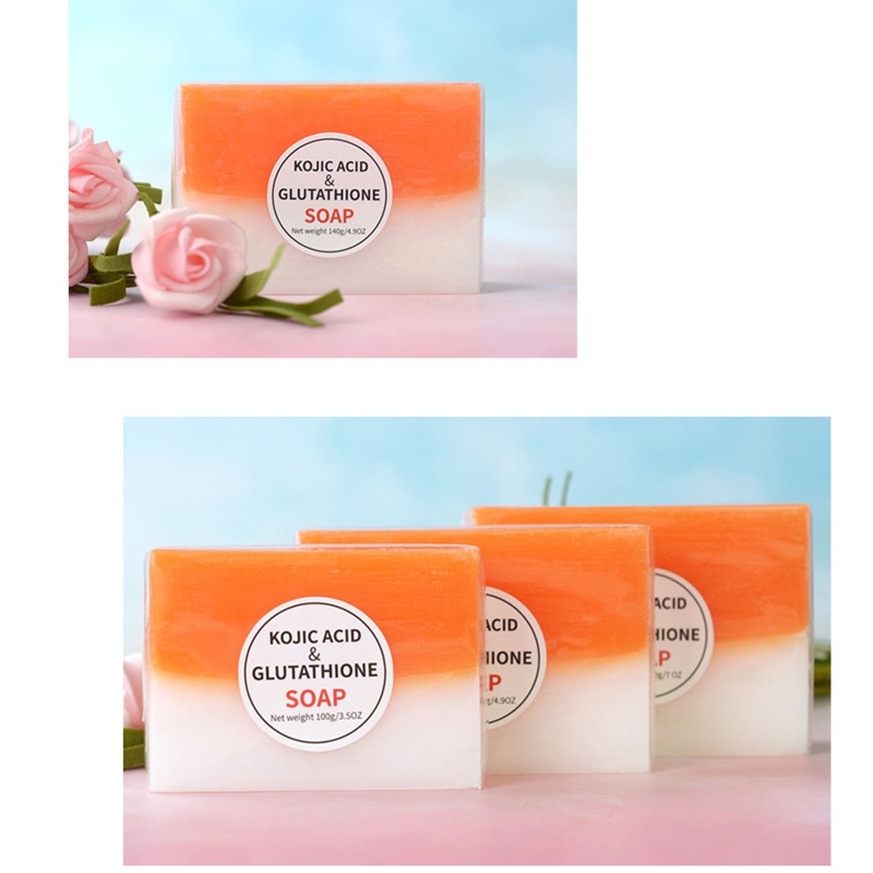 Xà Phòng Rửa Mặt Thủ Công 100g Chứa Axit Kojic Giúp Dưỡng Ẩm Kiểm Soát Dầu Và Làm Sáng Da