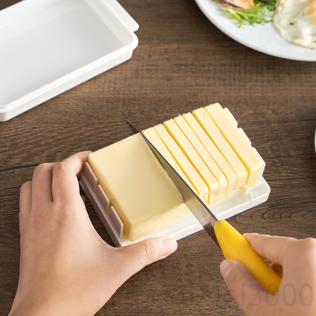 Hộp đựng bơ bằng nhựa chống bụi có nắp đậy tiện dụng
