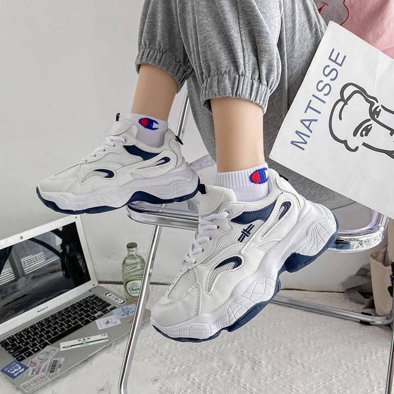 Giày Thể Thao Đế Dày Phong Cách Hong Kong Thời Trang Mùa Hè 2021 Mới Cho Nữ