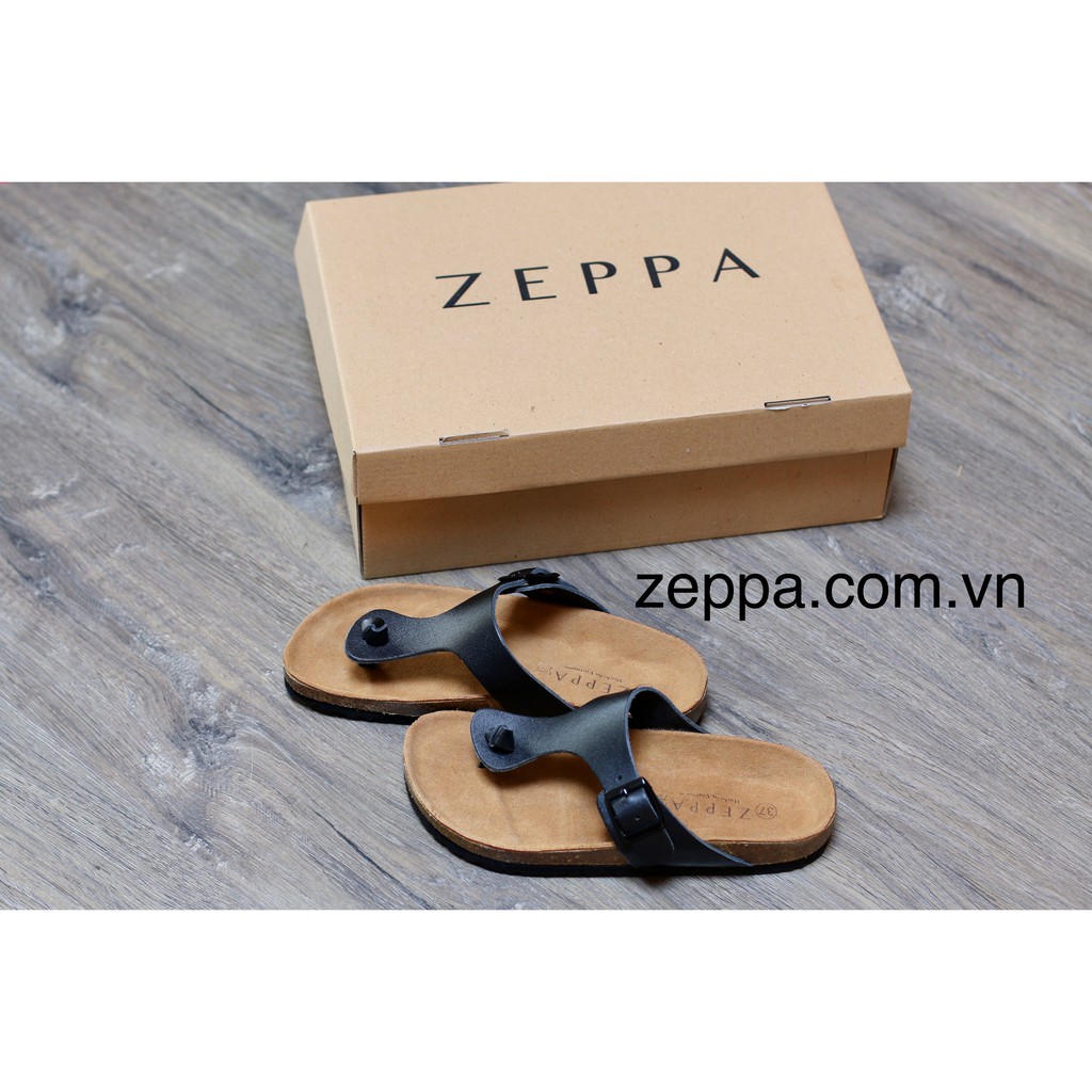 ZEPPA - Gian Hàng Chính Hãng - Dép đế trấu nam & nữ - Màu đen (Size: 35-46) NW