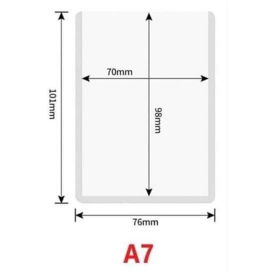 Toploader A7, B8 có seal, dọc trắng