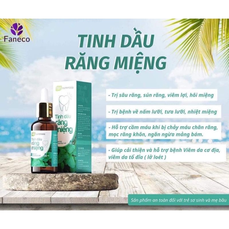 Tinh Dầu Răng Miệng - Ngừa Sâu Răng