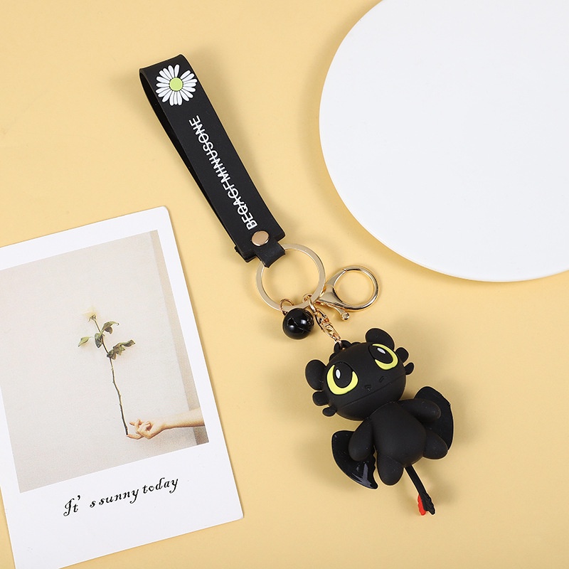 Móc Chìa Khóa Hình Rồng Bay Mềm Sáng Tạo Dễ Thương