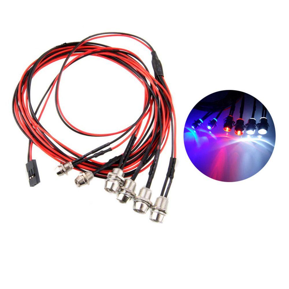 Mô Hình Xe Hơi Điện Tử Có Đèn LED DIY Độc Đáo