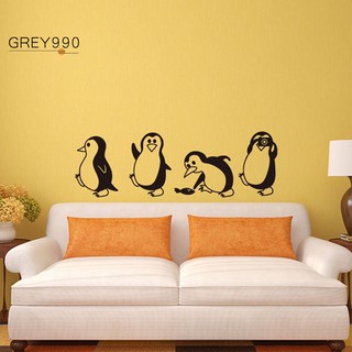 Decal dán tường chim cánh cụt