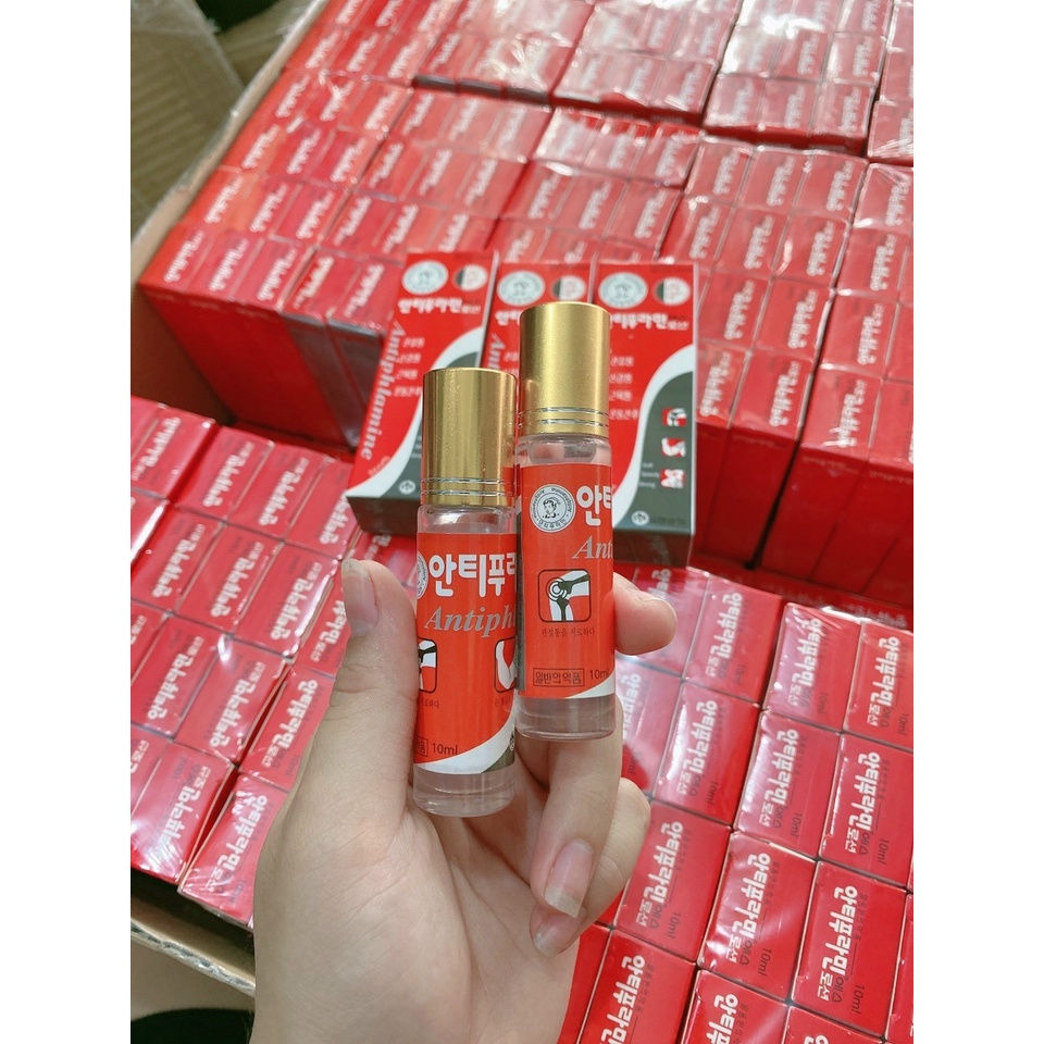 Dầu nóng Hàn Quốc dạng lăn, thơm - nóng 10ml date 2025