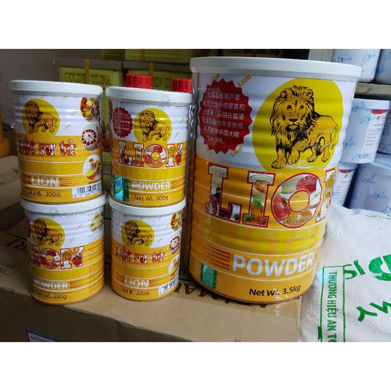 Bột sư tử, bột trứng sữa custard Lion hộp 300g