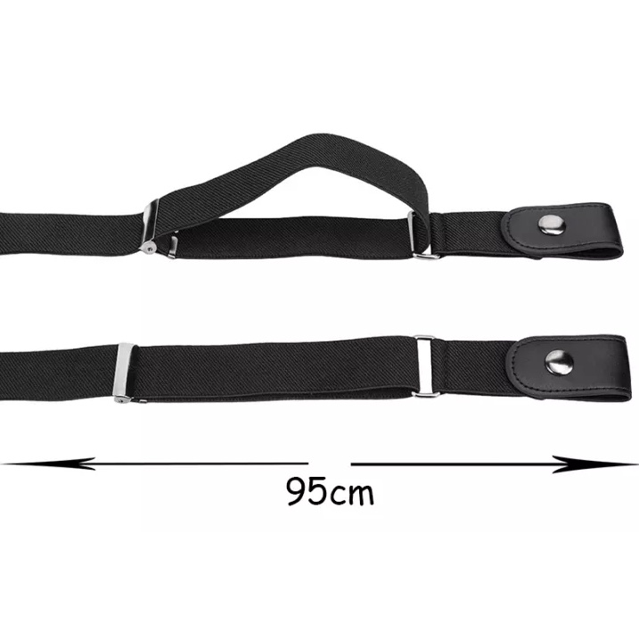 Thắt Lưng Không Khóa Co Giãn Thời Trang Cho Nam/Nữ