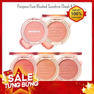 Phấn má hồng siêu xinh Peripera Pure Blushed Sunshine Cheek