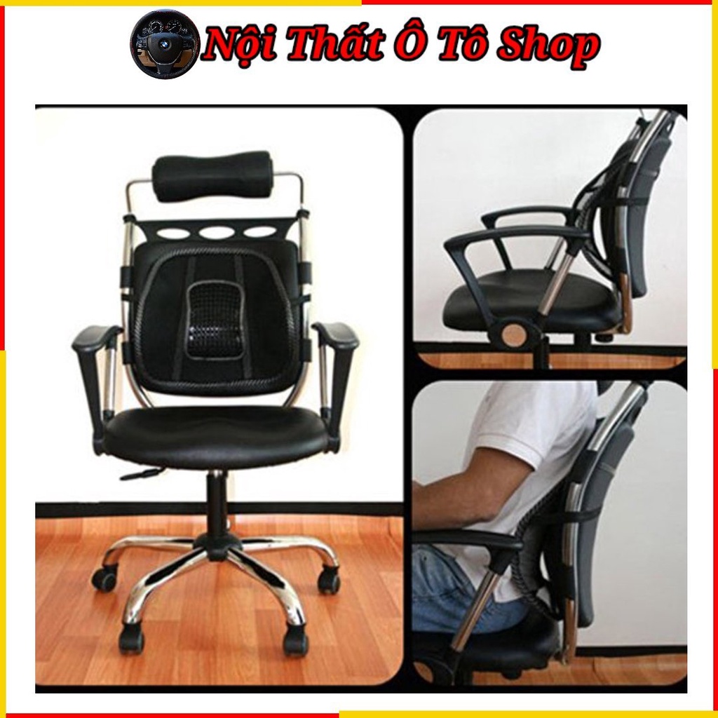 Tấm Lưới Đệm Tựa Lưng Massage Trên Ô Tô Xe Hơi Thoáng Khí Chống Nóng Trên Ghế Văn Phòng | Phụ Kiện Nội Thất Ô Tô Shop