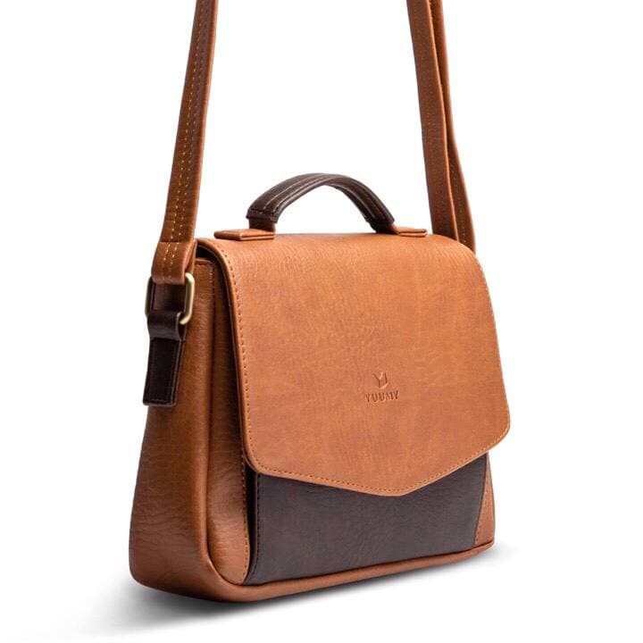 Túi Xách Da Đeo Chéo Hình Hộp Chữ Nhật