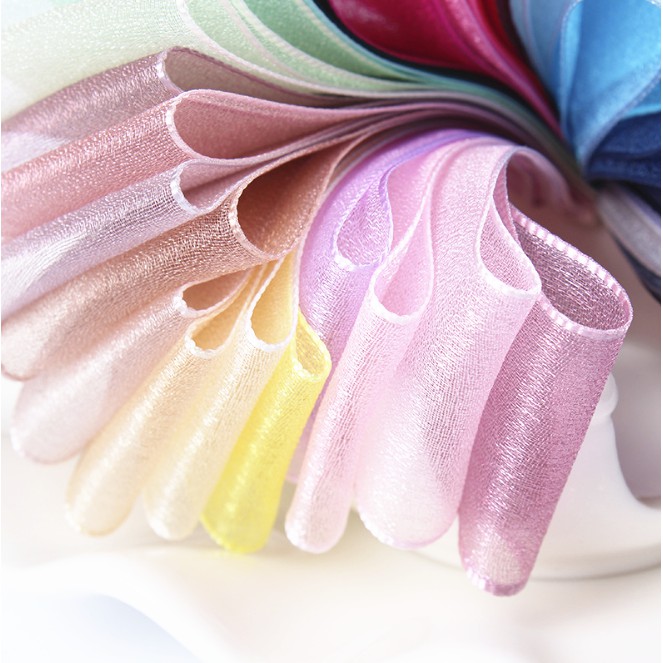 Cuộn dây ruy băng dài 20 Yard  16mm bắt mắt chuyên dụng cho trang trí