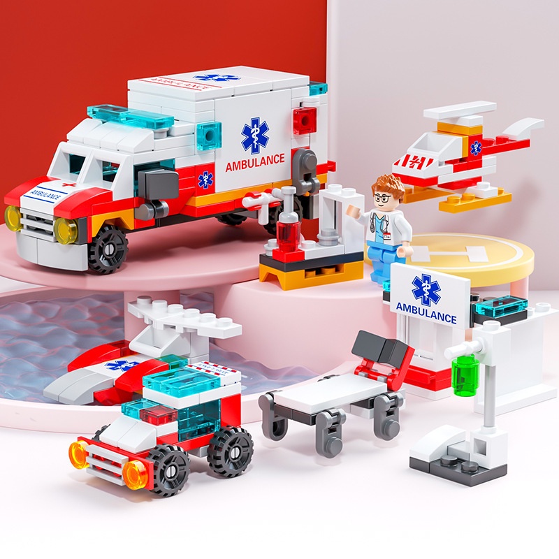 Bộ Đồ Chơi Lắp Ráp Mô Hình 3d 6 Trong 1