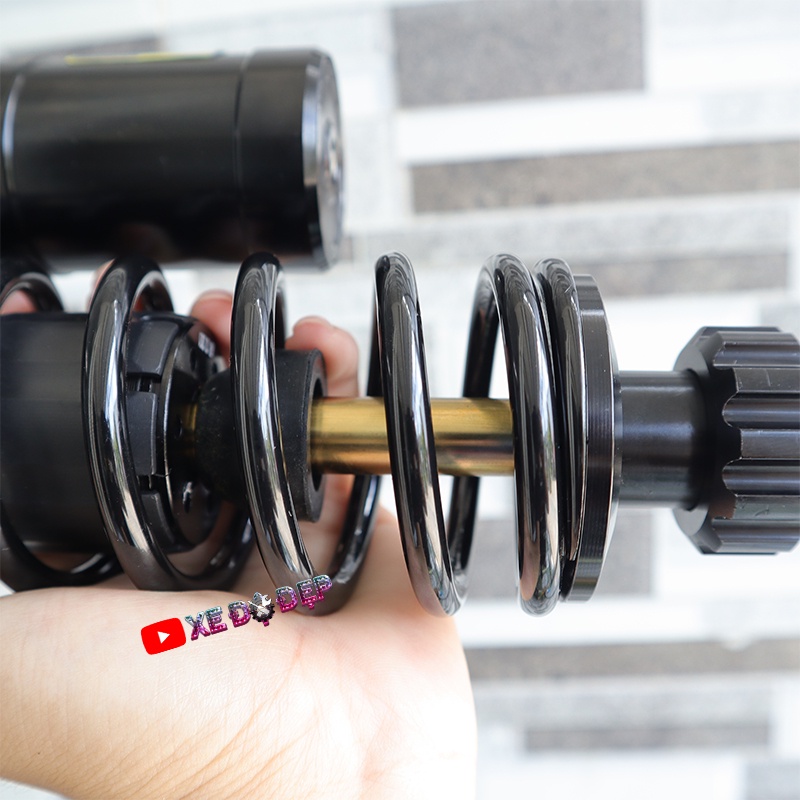 Phuộc Nitron Bình Dầu Đen Ty Vàng