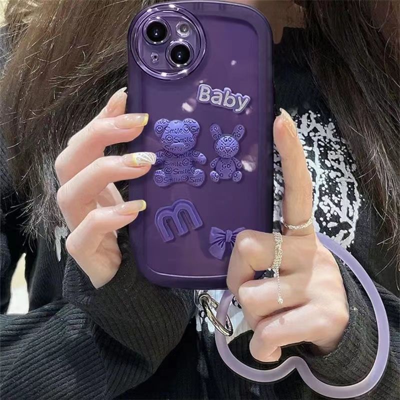 Ốp Điện Thoại Tpu In Hình Gấu Djgb Cho iPhone 12 13 11 Pro Max X Xs Max Xr