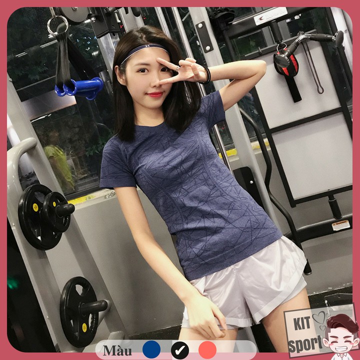 Áo thun phông ngắn thể thao nữ Graphic (Đồ tập gym,yoga) - Cửa Hàng Nam Ken Sport