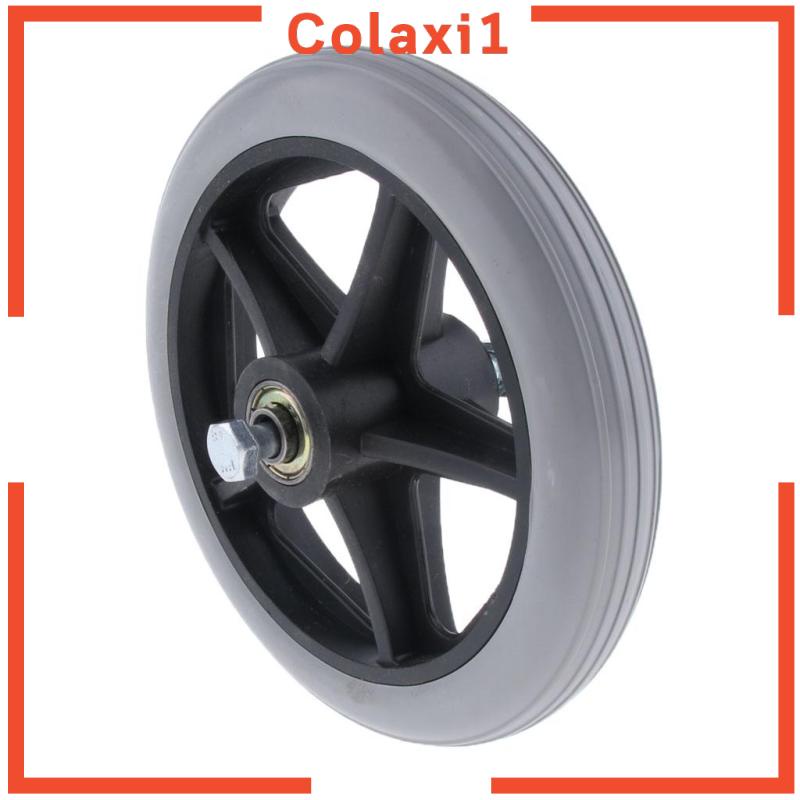 Bánh Xe Lăn Thay Thế Bằng Hợp Kim ABS Màu Xám 6 inch Cho Xe Lăn Trước Colaxi1