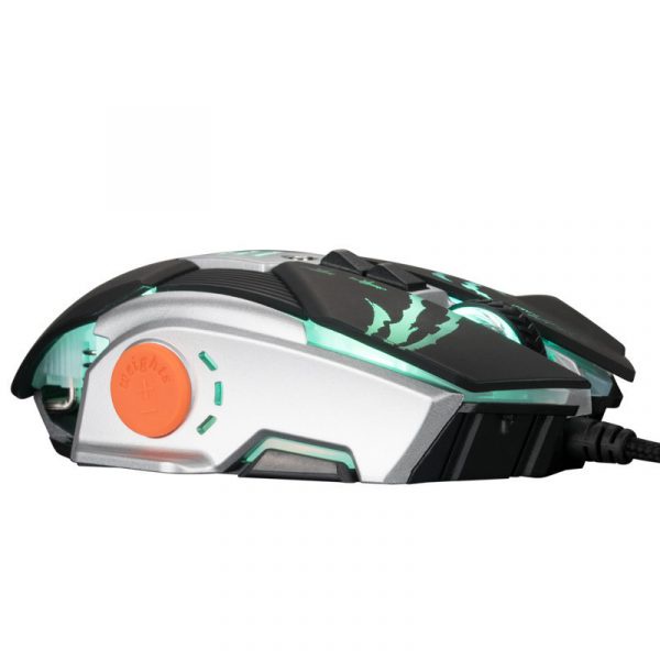 Chuột gaming cao cấp K-Snake G0 led đa màu - tích hợp switch tăng giảm độ nặng (đen) Nhất Tín Computer