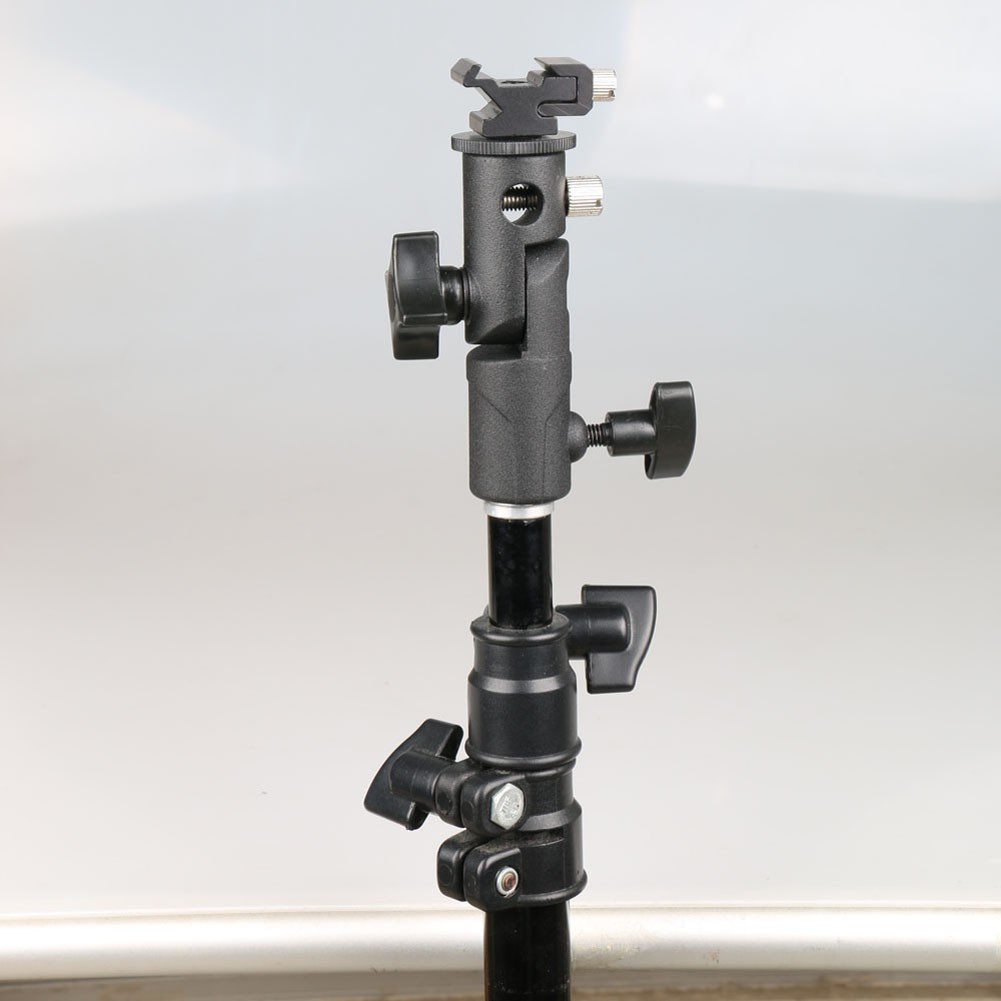 Giá đỡ đèn flash kim loại chữ E