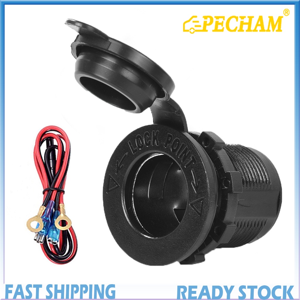 Tẩu sạc PECHAM 12V chống nước cho xe mô tô | BigBuy360 - bigbuy360.vn