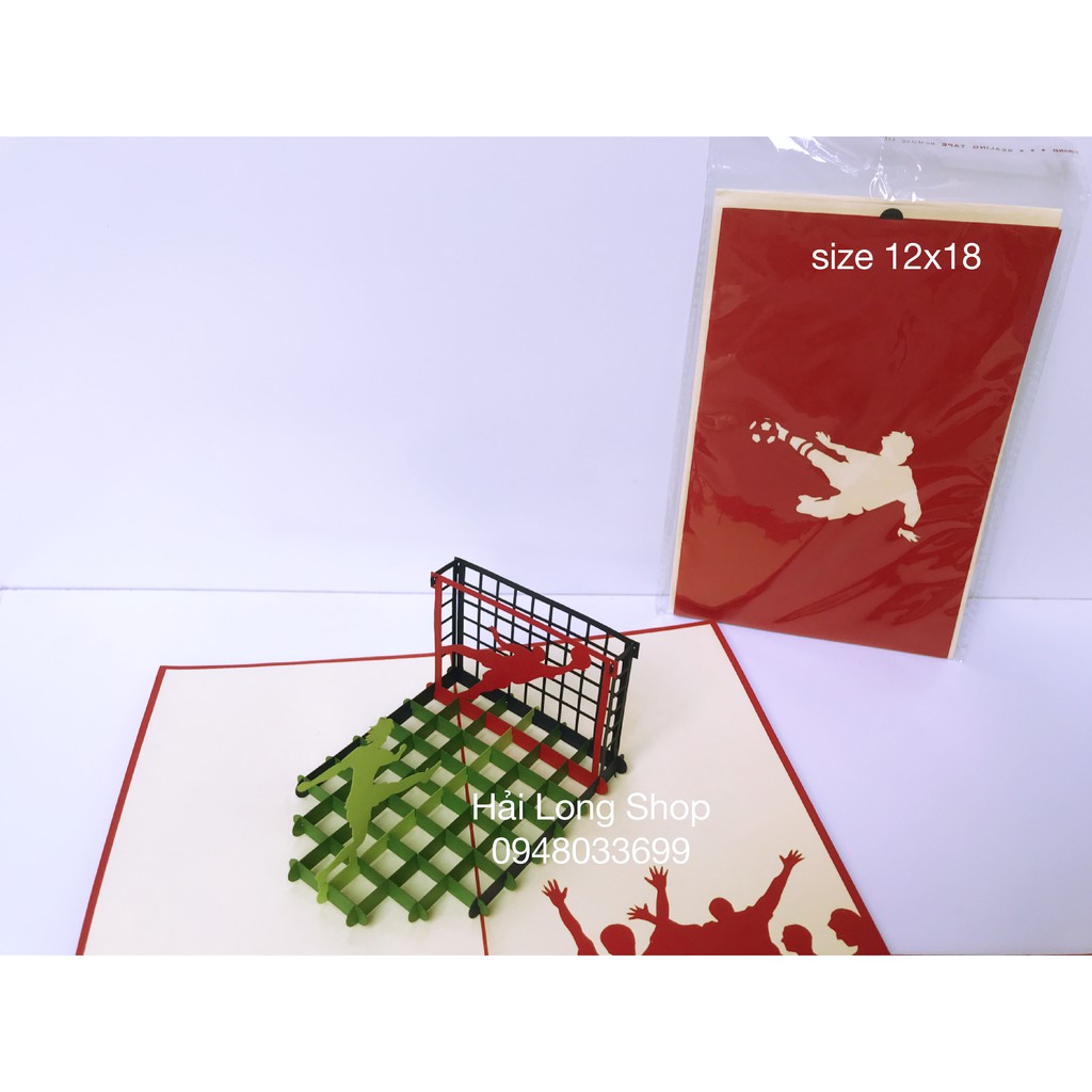 Bóng Đá - Football - Thiệp 3D | BigBuy360 - bigbuy360.vn