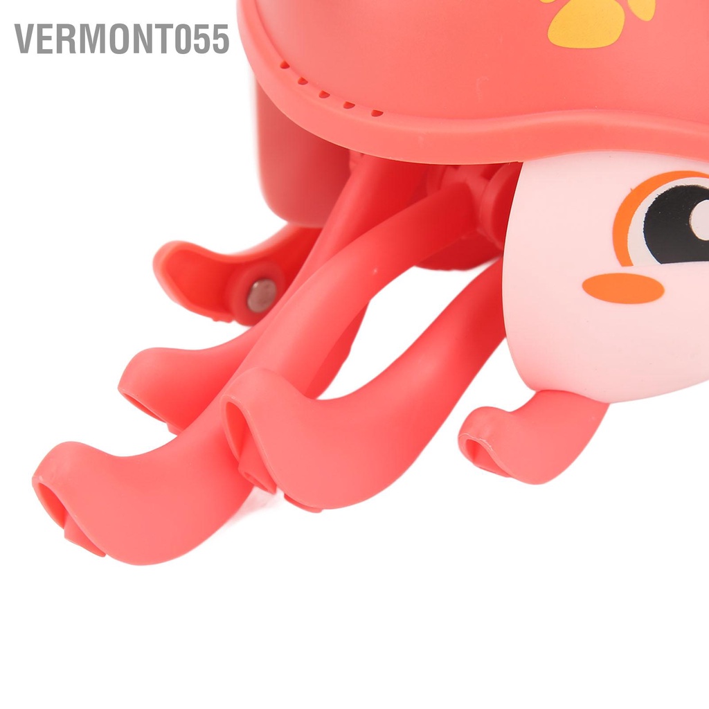 Vermont055 Đồ chơi đồng hồ bạch tuộc Điều khiển bằng giọng nói tự động có đèn nhạc cảm ứng cho 3 tuổi