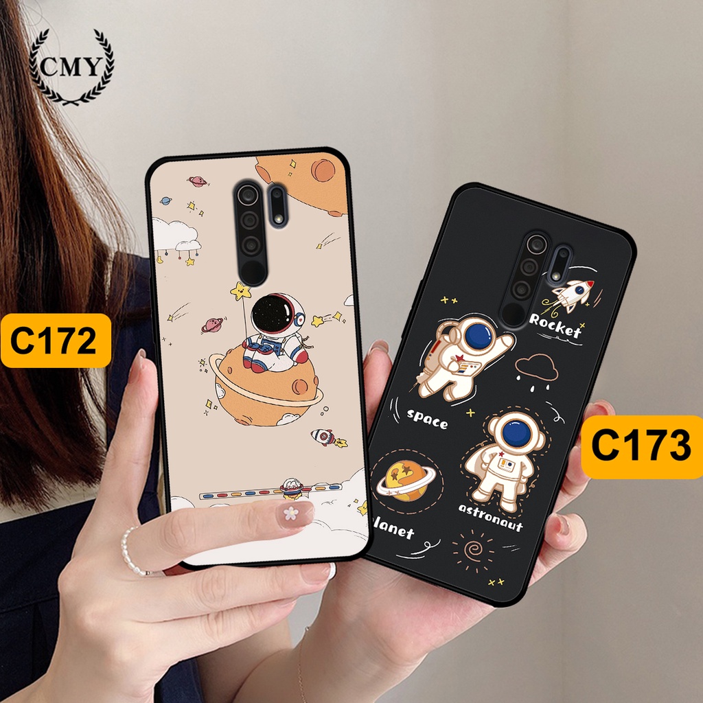 Ốp Xiaomi Redmi 9 in hình astronaut, phi hành gia vũ trụ hottrend, độc đáo, cá tính.