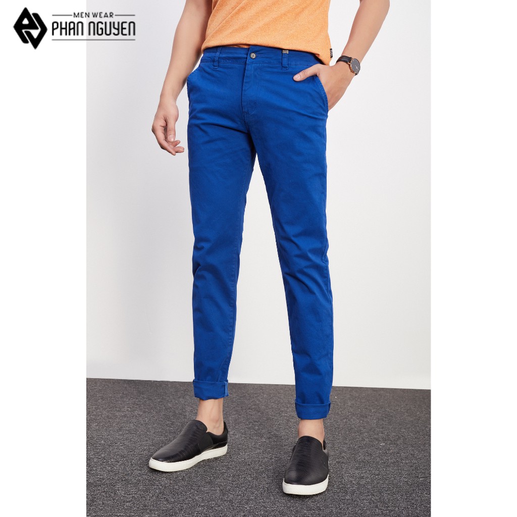 Quần Nam Kaki PHAN NGUYỄN Form Dáng Slim Fit Ôm Vừa Phải Tôn Dáng, Chất Cotton Dễ Chịu Thoải Mái QKK.059